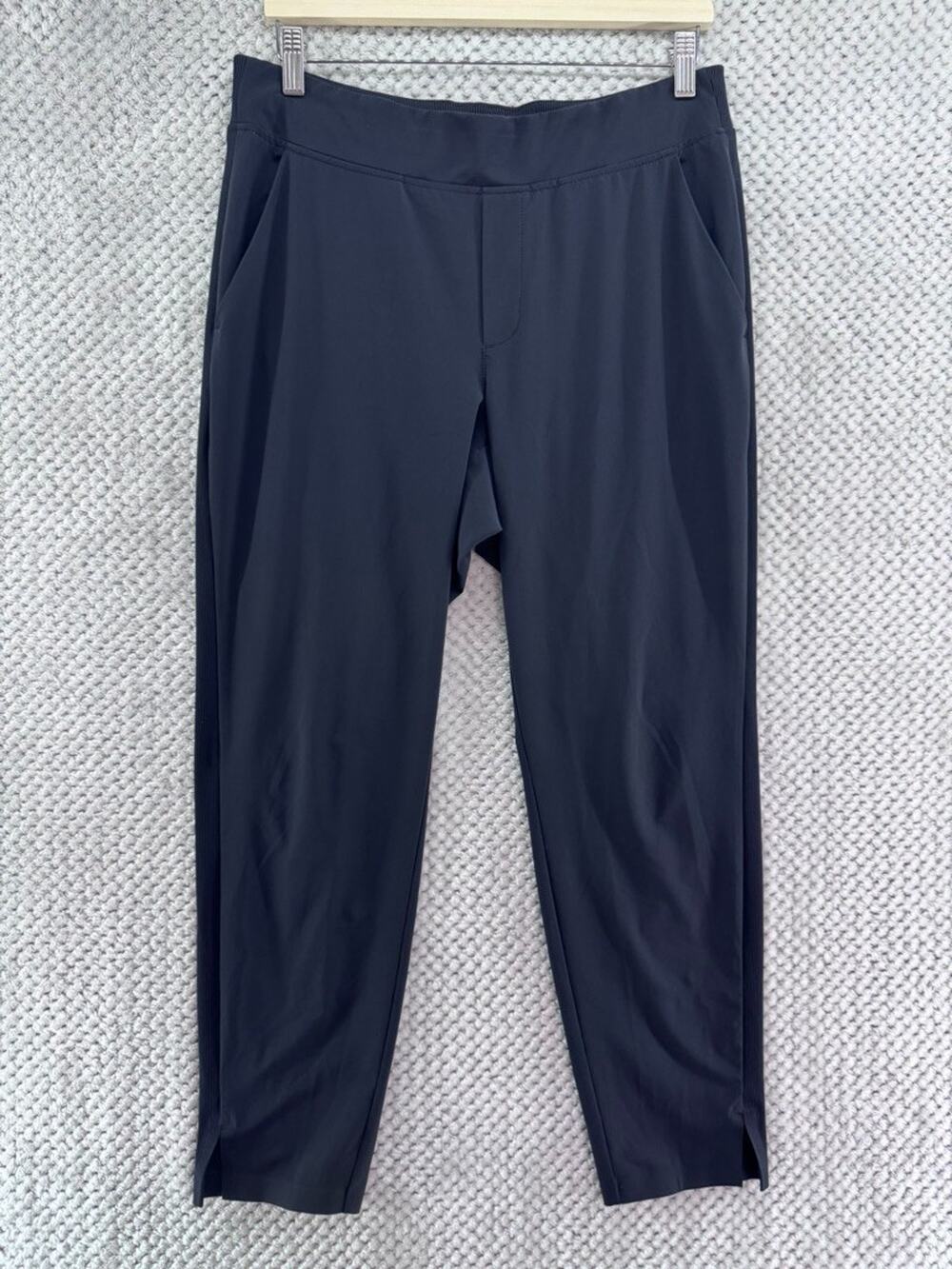 Athleta Pants Womens 10 Black Mid Rise Pull-On Elastic Waist City Athleisure